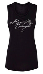 Muscle Top Black - Beautifully Damaged